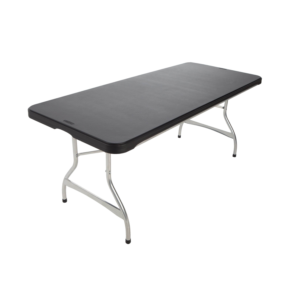 Table pliante rectangulaire (noire) 183cm NESTING / 8 personnes