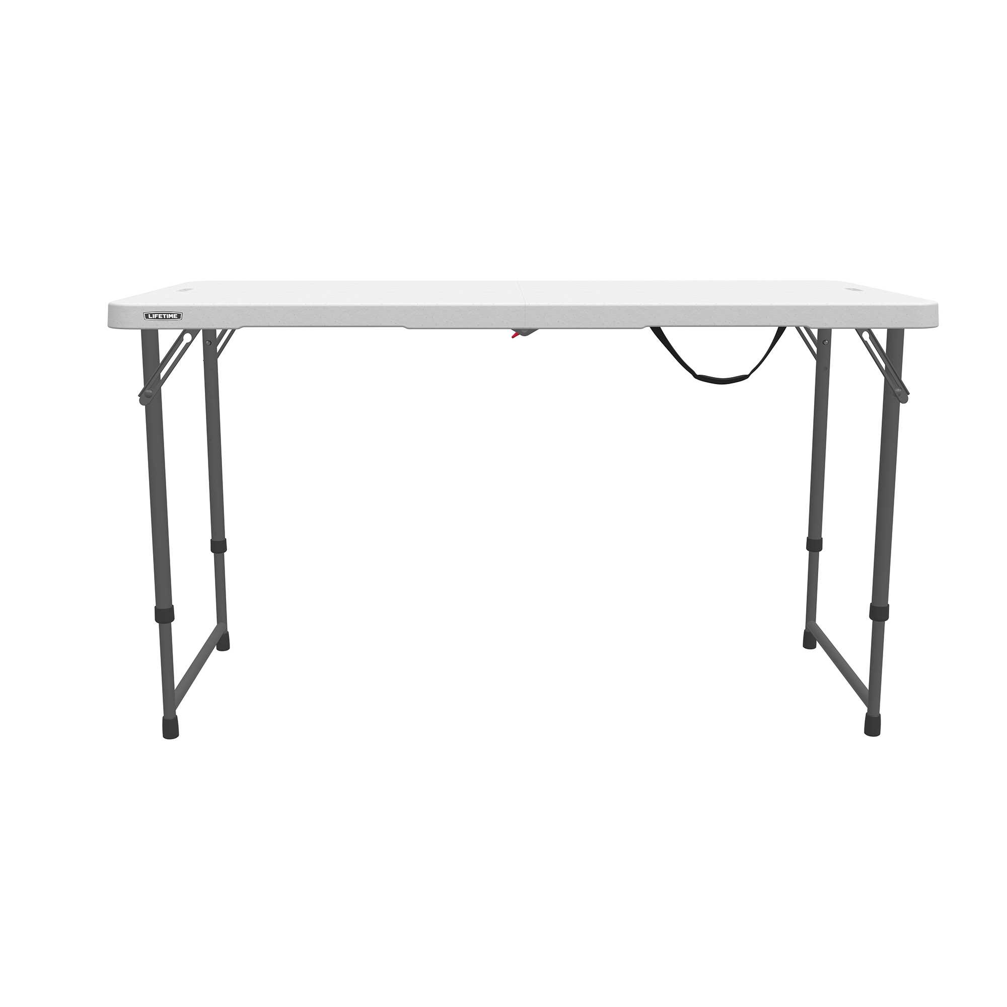 Table pliante valise aluminium 2 bancs table de camping finition