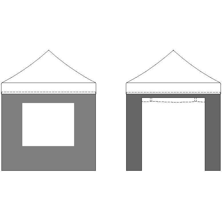 Kit 4 Murs (1 porte, 3 fenetres)