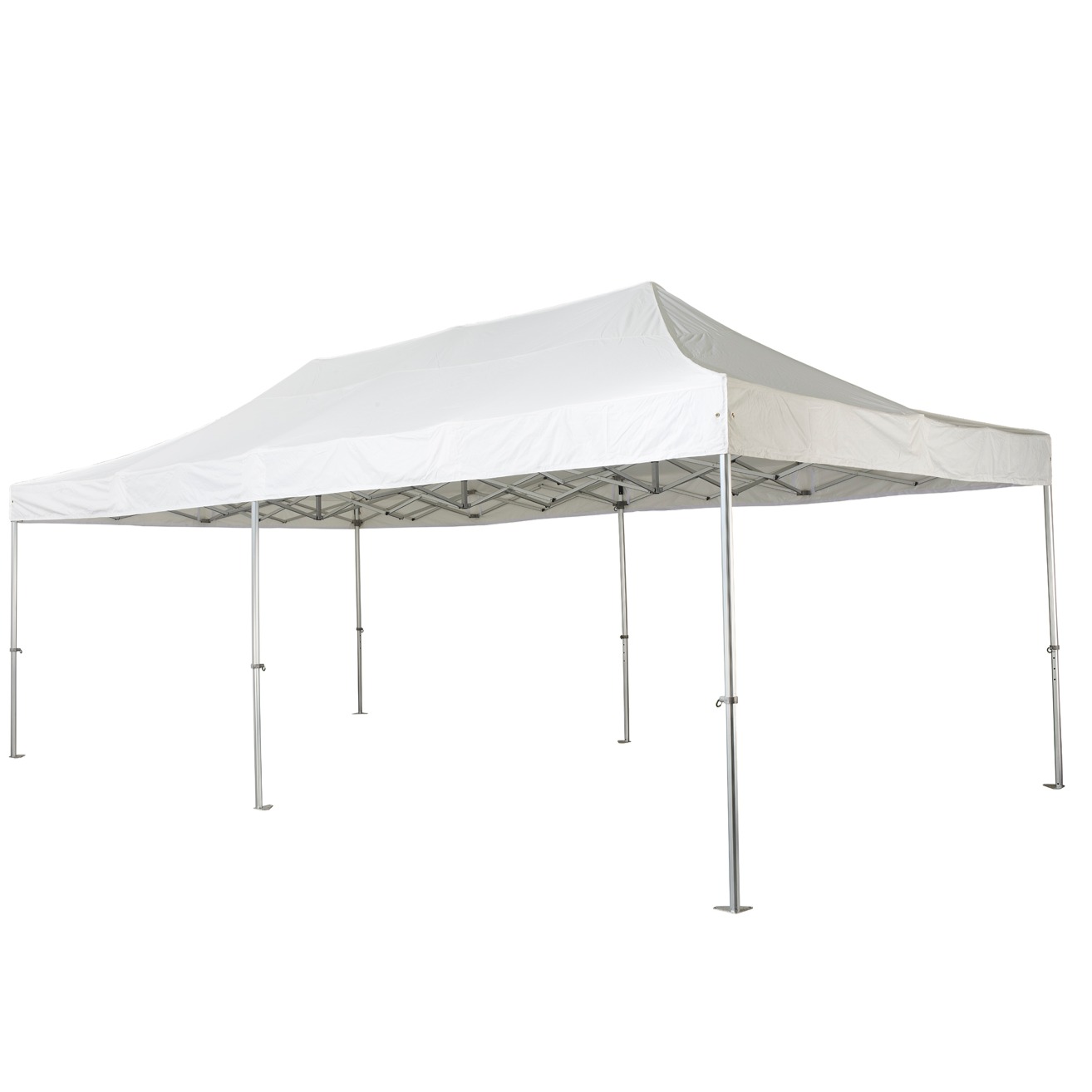 Tonnelle Barnum tente de réception 4x8 m Bâches PVC Blanc