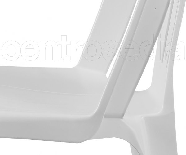 Chaise Empilable Bistrot LIANA / Vert ou Blanc