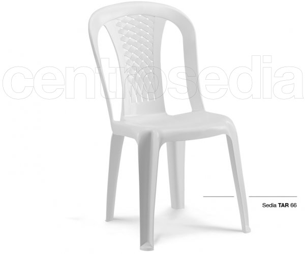 Chaise empilable Bistrot TARTA/ Vert ou Blanc