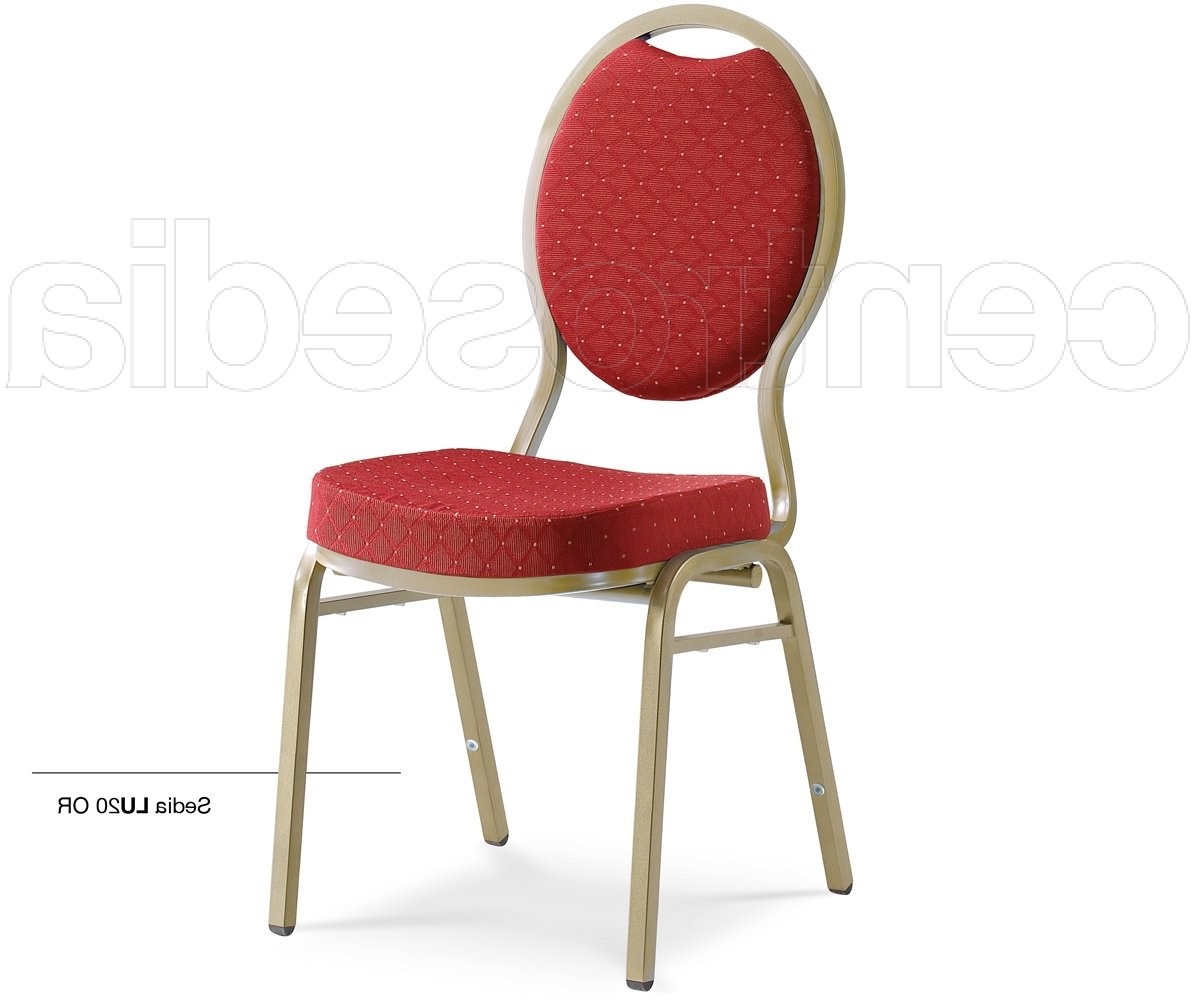 Chaise empilable LOUIS M1/ Rouge