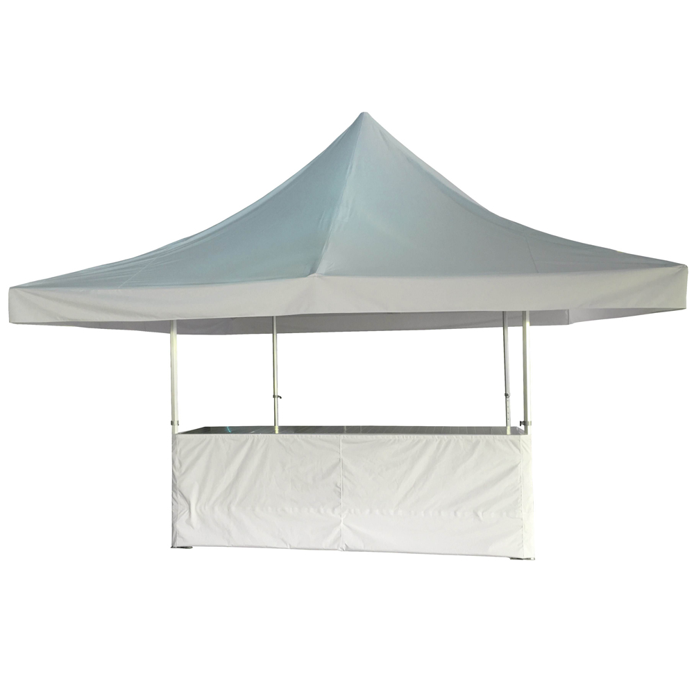 Stand buvette Alu 50mm 4.7x4.7m 300gr M2 BLANC  