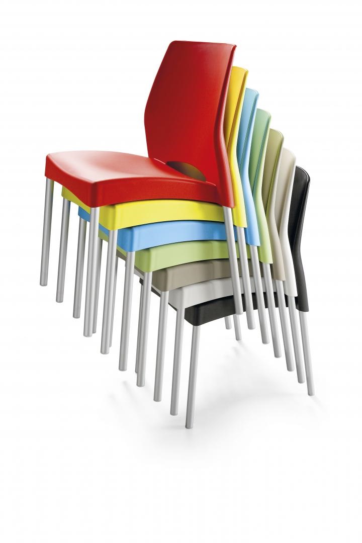 Chaise empilable PLOP / Nombreux coloris M4