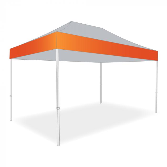 Impression Bandeau -Tente pliante 3x4.5m 