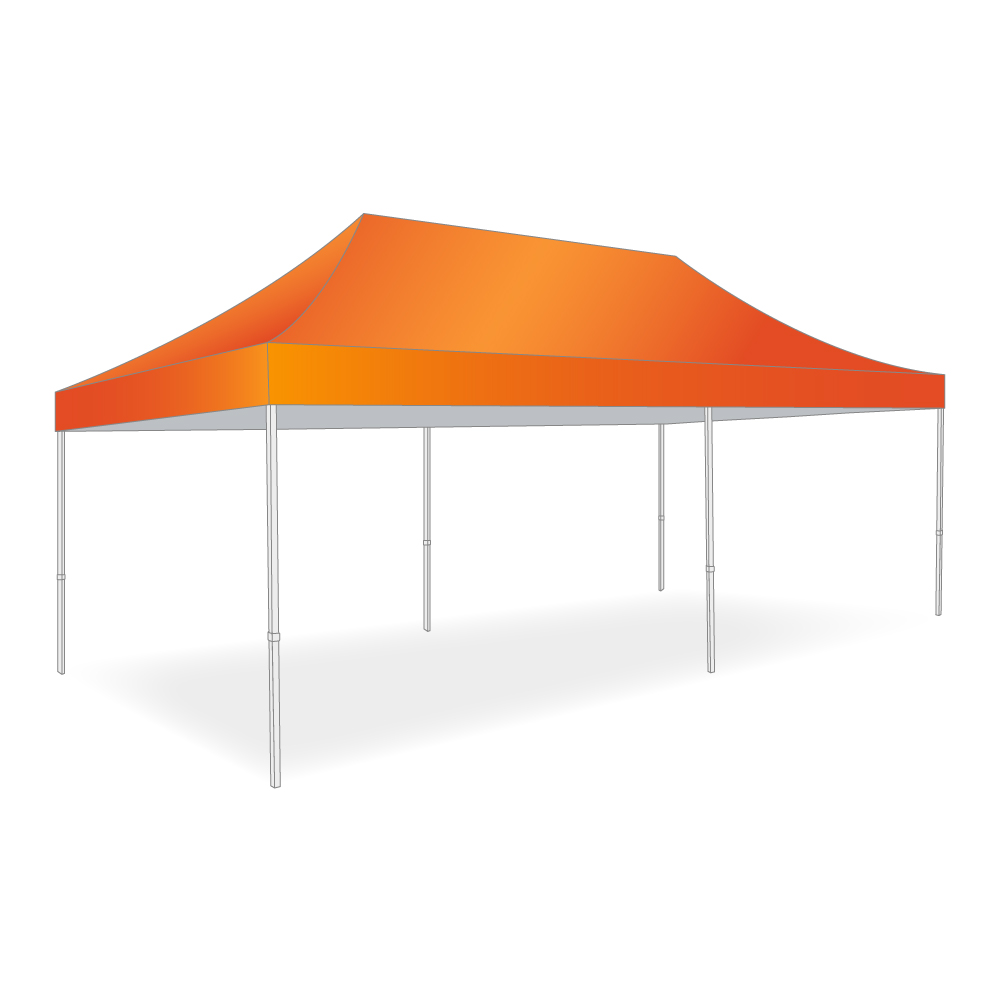 Impression Toit Entier - Tente pliante 4x8m