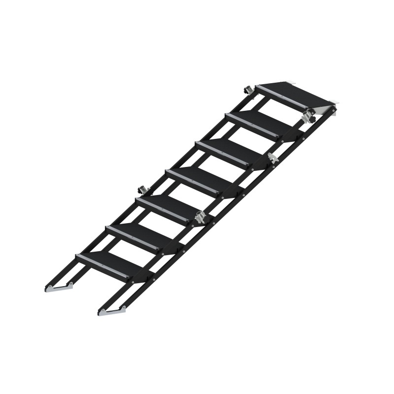 Escalier ajustable 7 marches pour Podium Deck / hauteur 100-180cm