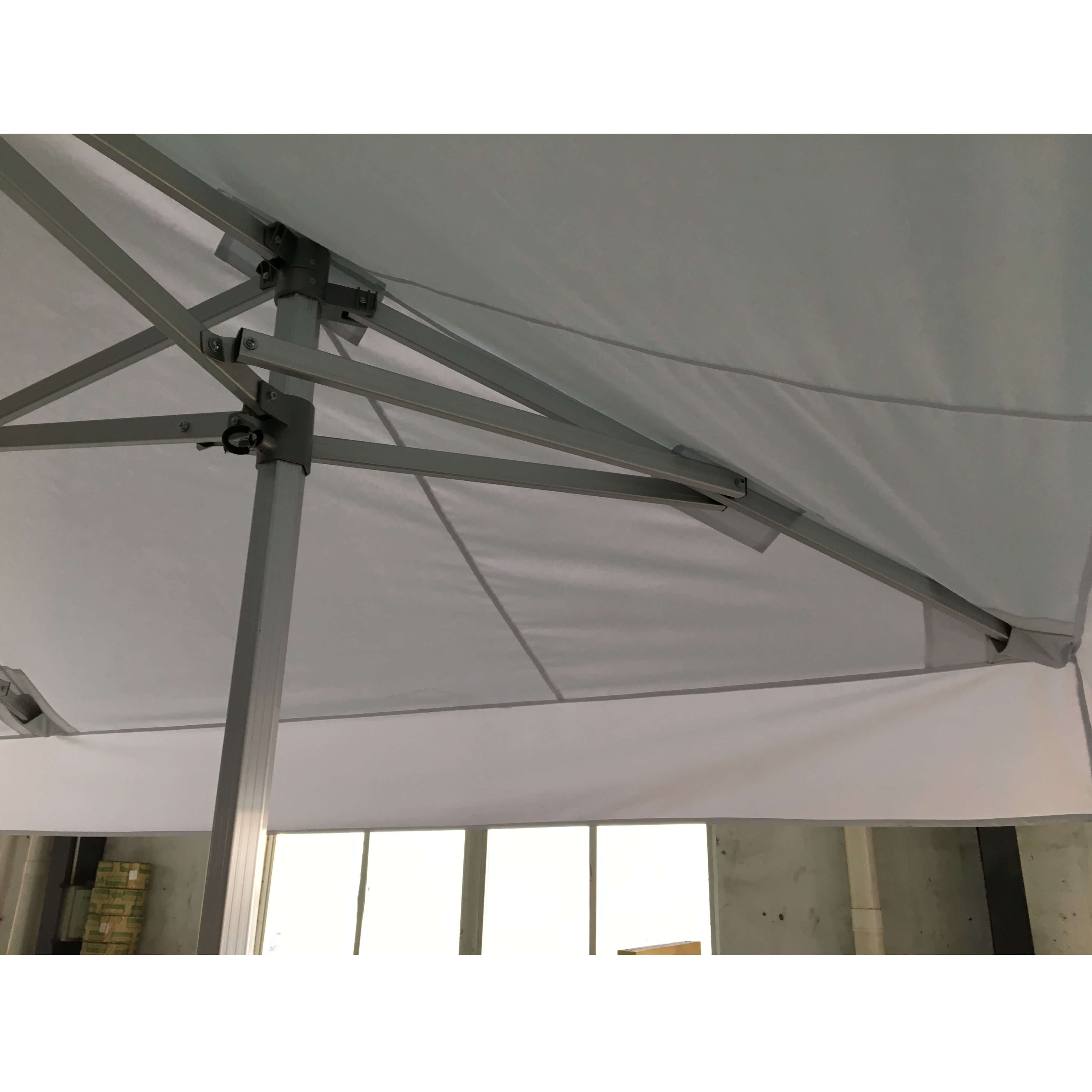 Tente Reception Alu 50mm 4.7x4.7m 300gr M2 BLANC - Gamme PRO+