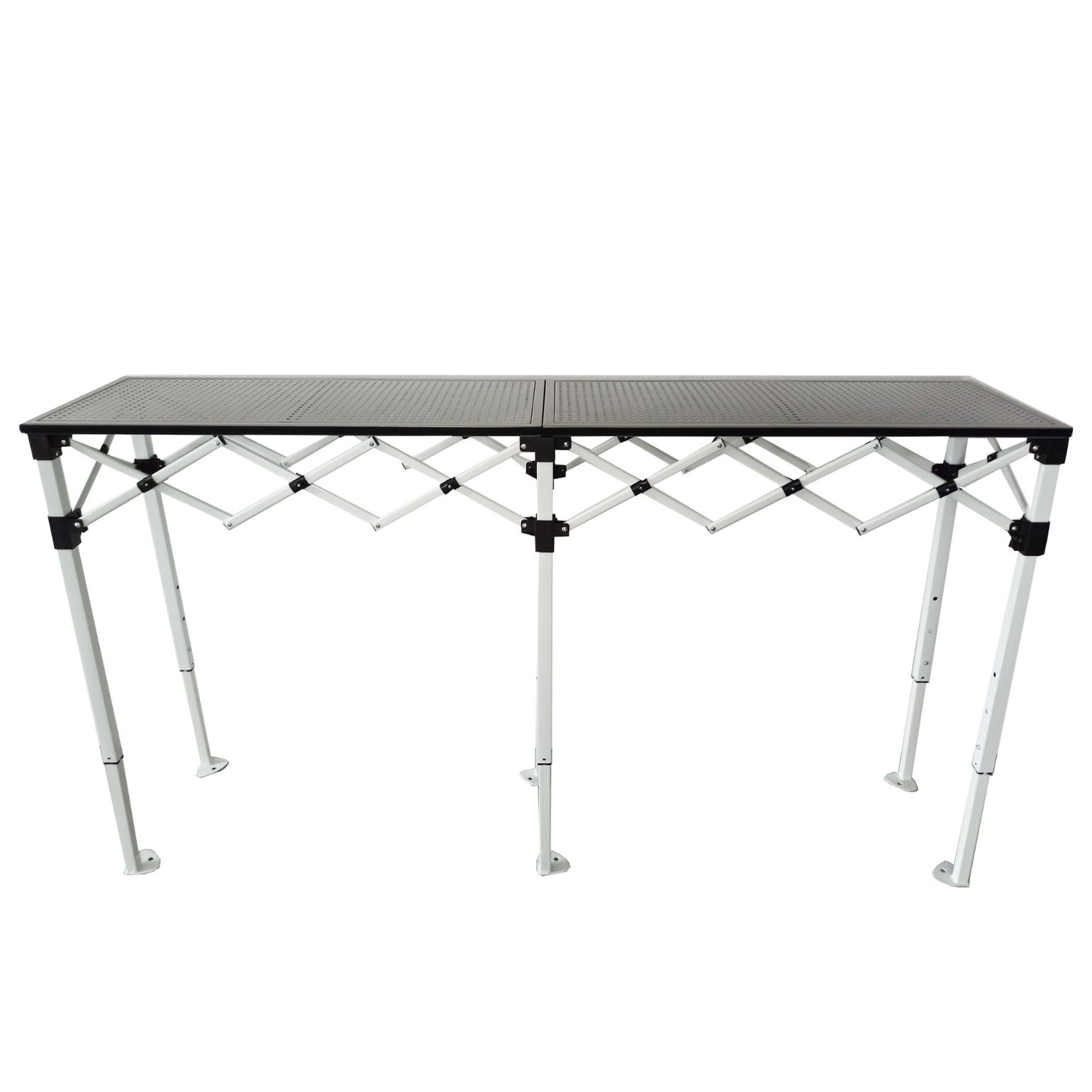 Bar Comptoir pliant 191x40.5cm / Hauteur Rglable / Plateau et pitement en Acier