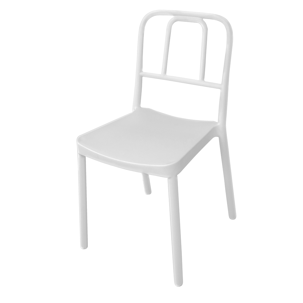 Chaise empilable LONDON / Blanc
