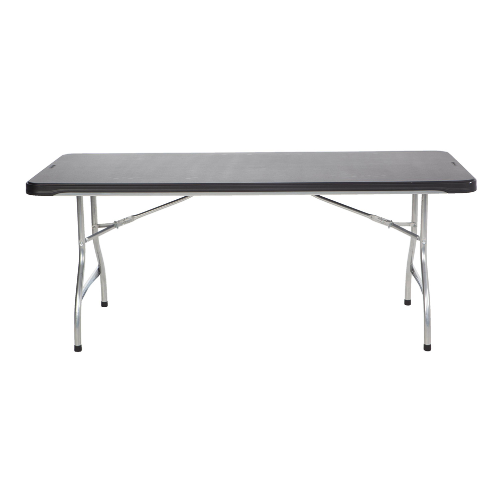 Table pliante rectangulaire (noire) 183cm NESTING / 8 personnes