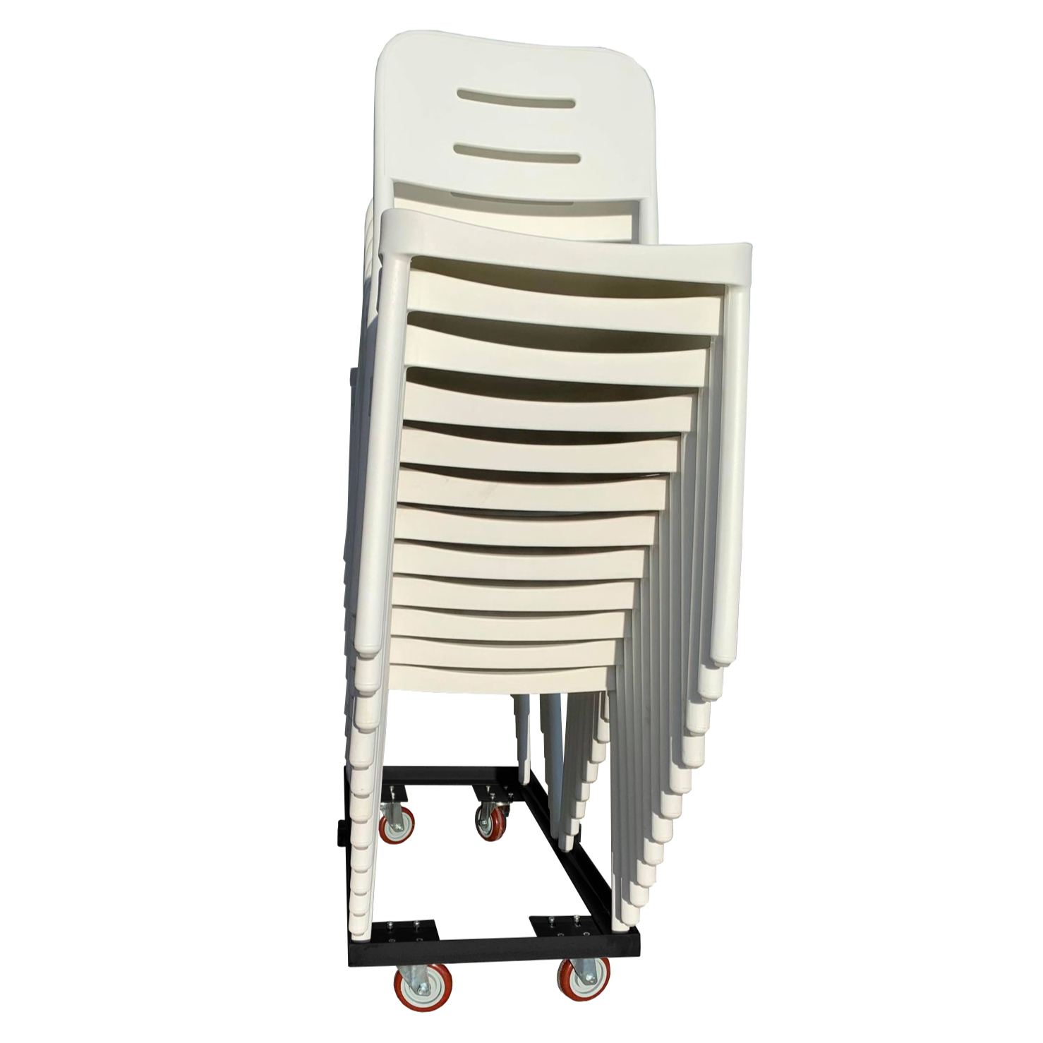 Chariot de chaises / capacité 1624 chaises empilables  Chaise pliante