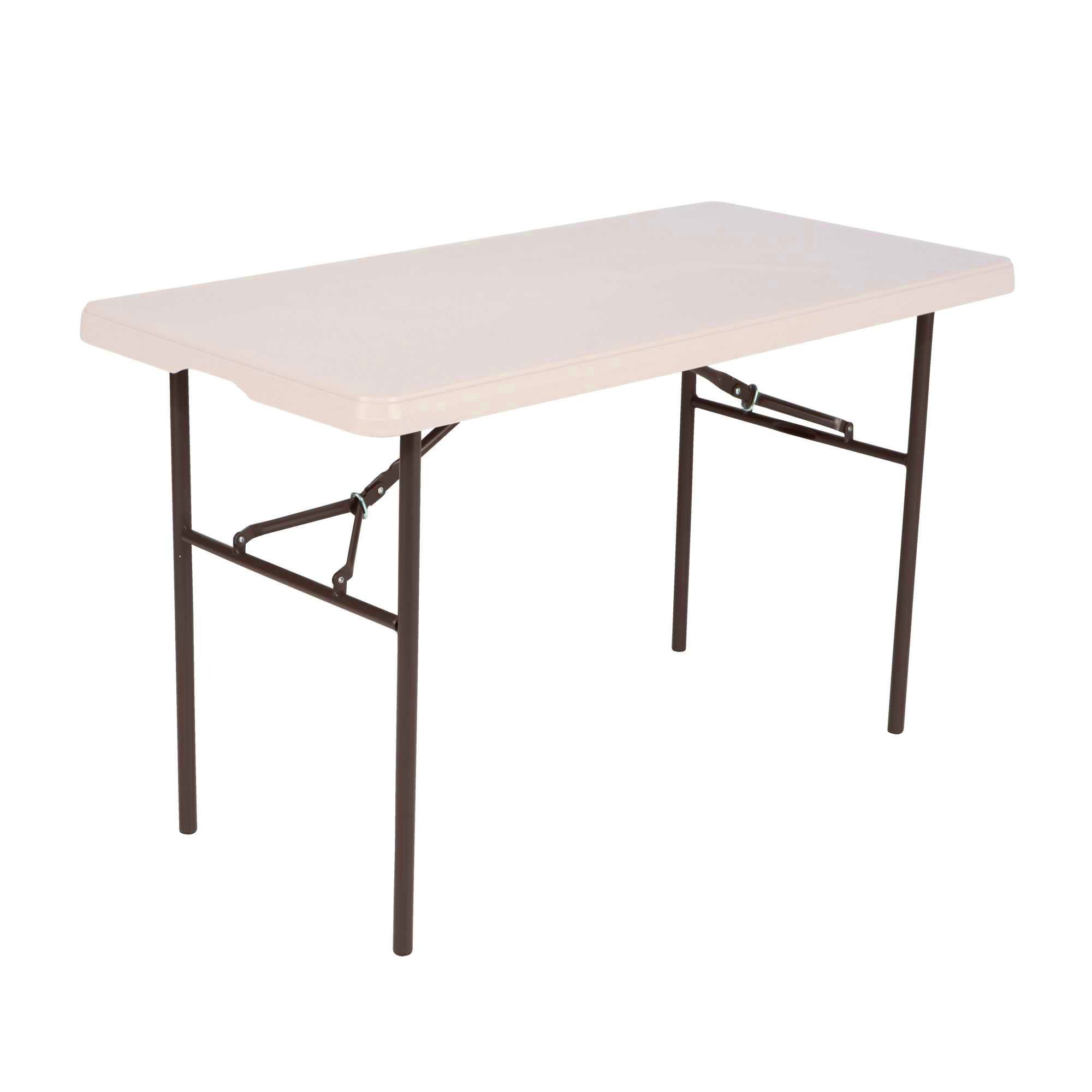 Table pliante rectangulaire 122cm (beige) NESTING / 4 personnes