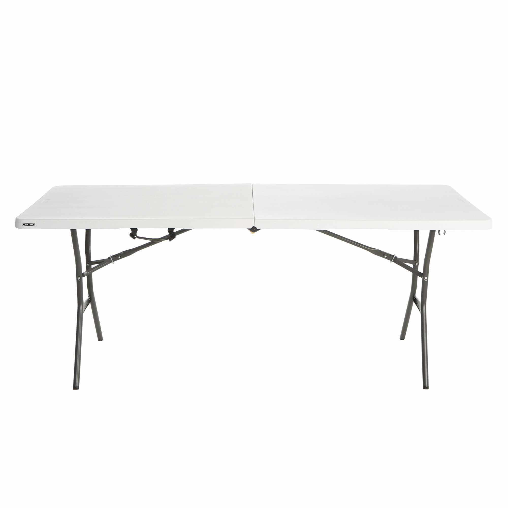 Table pliable en 2 (valise) rectangulaire 183cm / 8 personnes