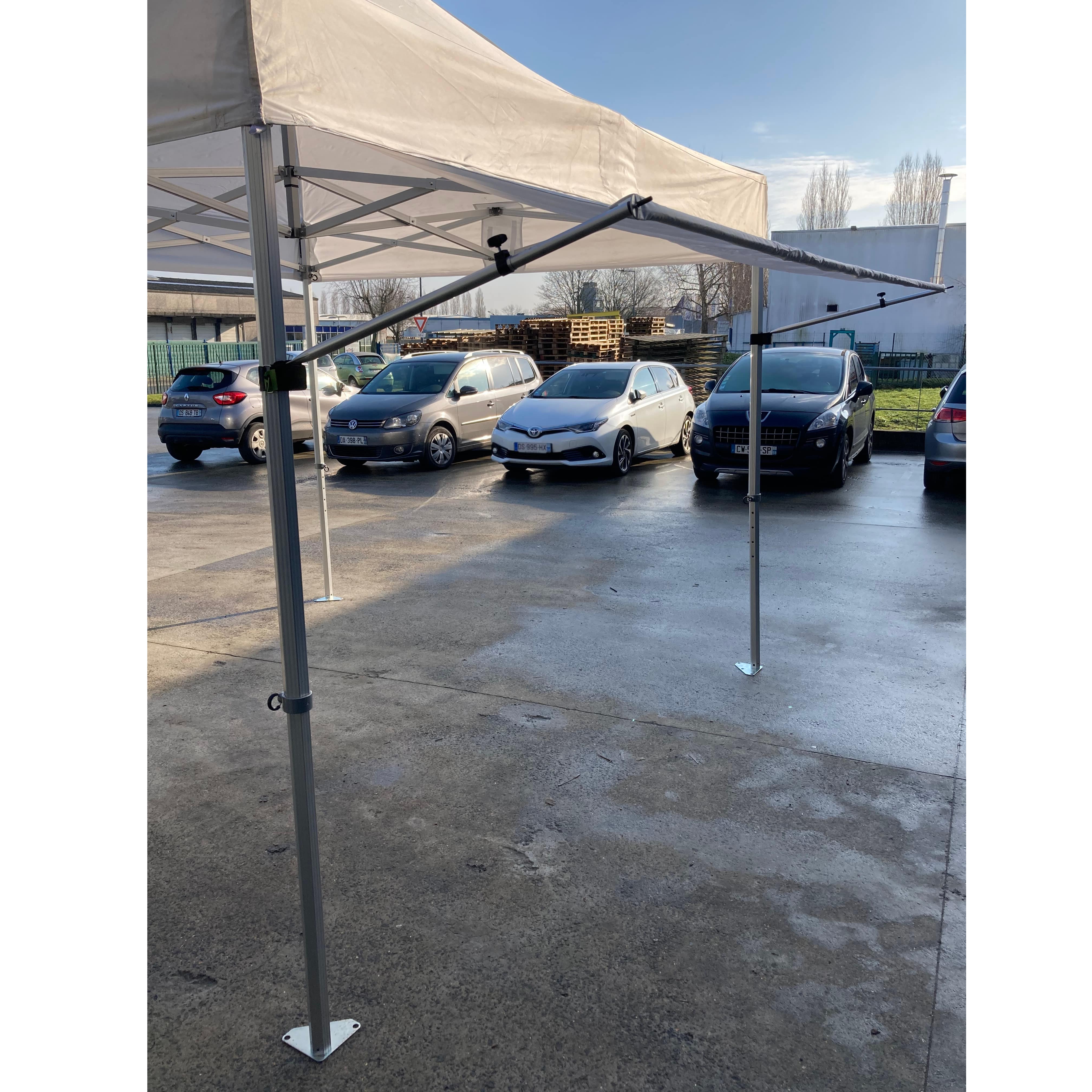 Kit casquette - auvent, extension soleil 2m - Tente Pliante de Reception -  Accessoires tente pliante