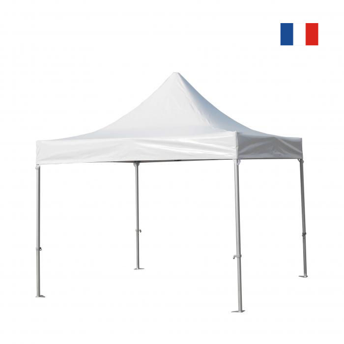 Tente Reception Alu 50mm 3x3m 520gr M2 BLANC - Gamme PRO+ 