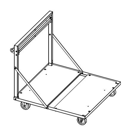 Chariot de transport pour Podium de Scne 