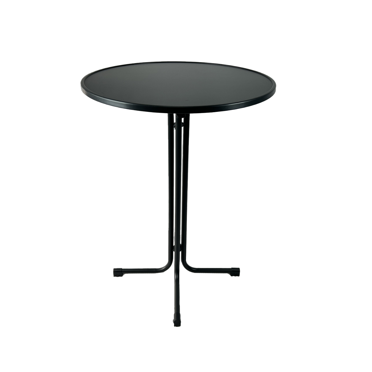 Table pliante Mange Debout hauteur 107cm Dia 70cm (noir) / 2-4 personnes