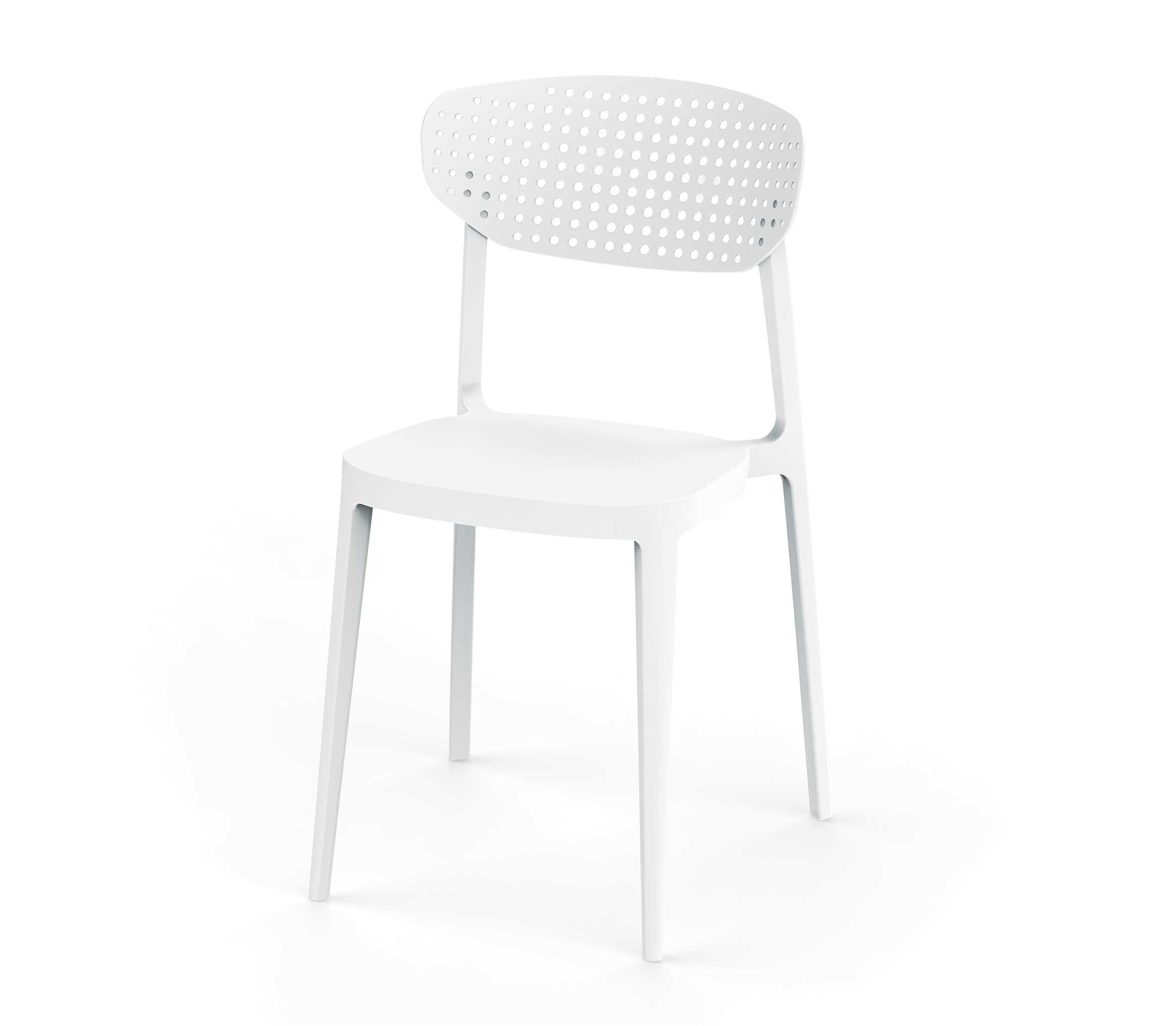 Chaise empilable AIRE / BLANC