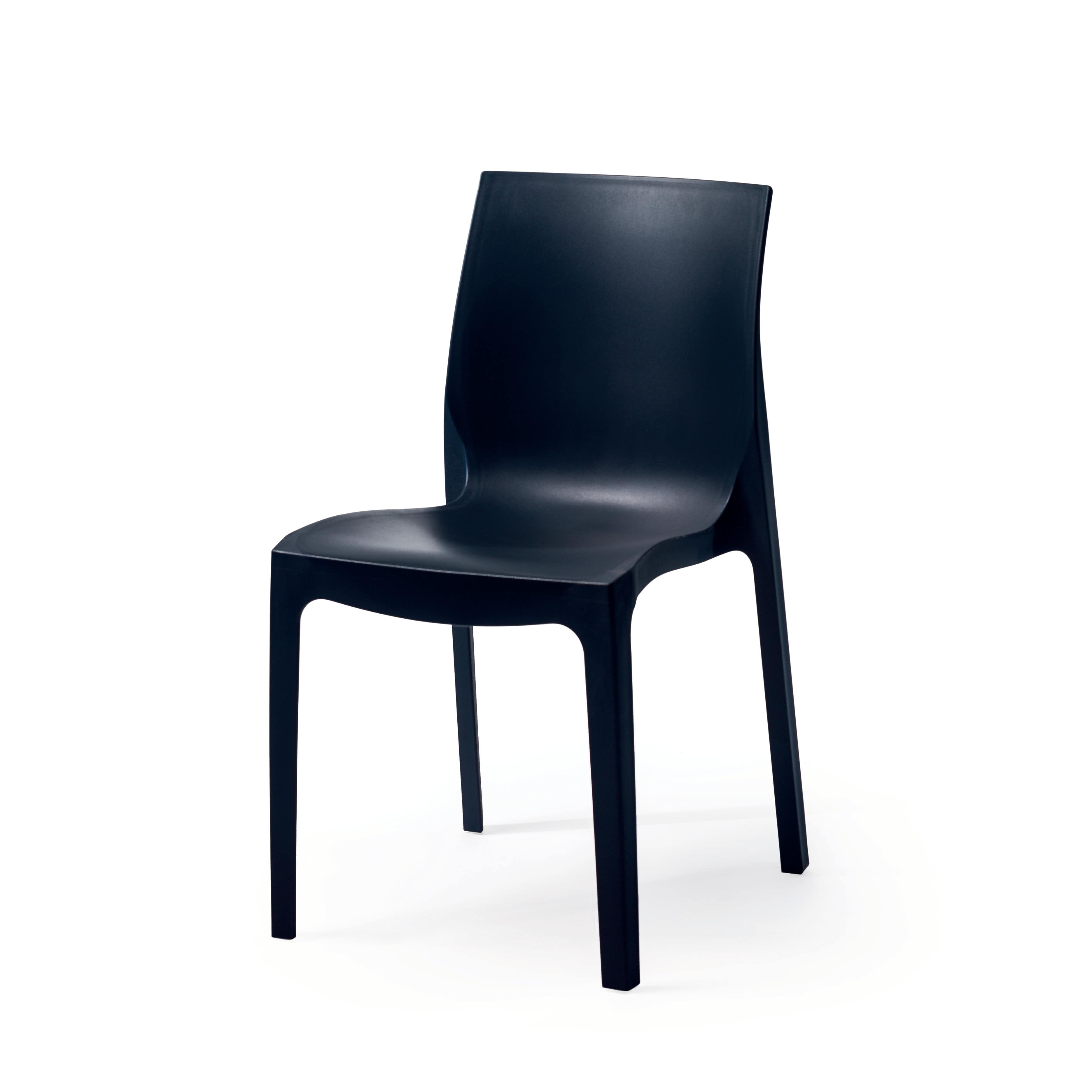 Chaise empilable EMMA / Noir