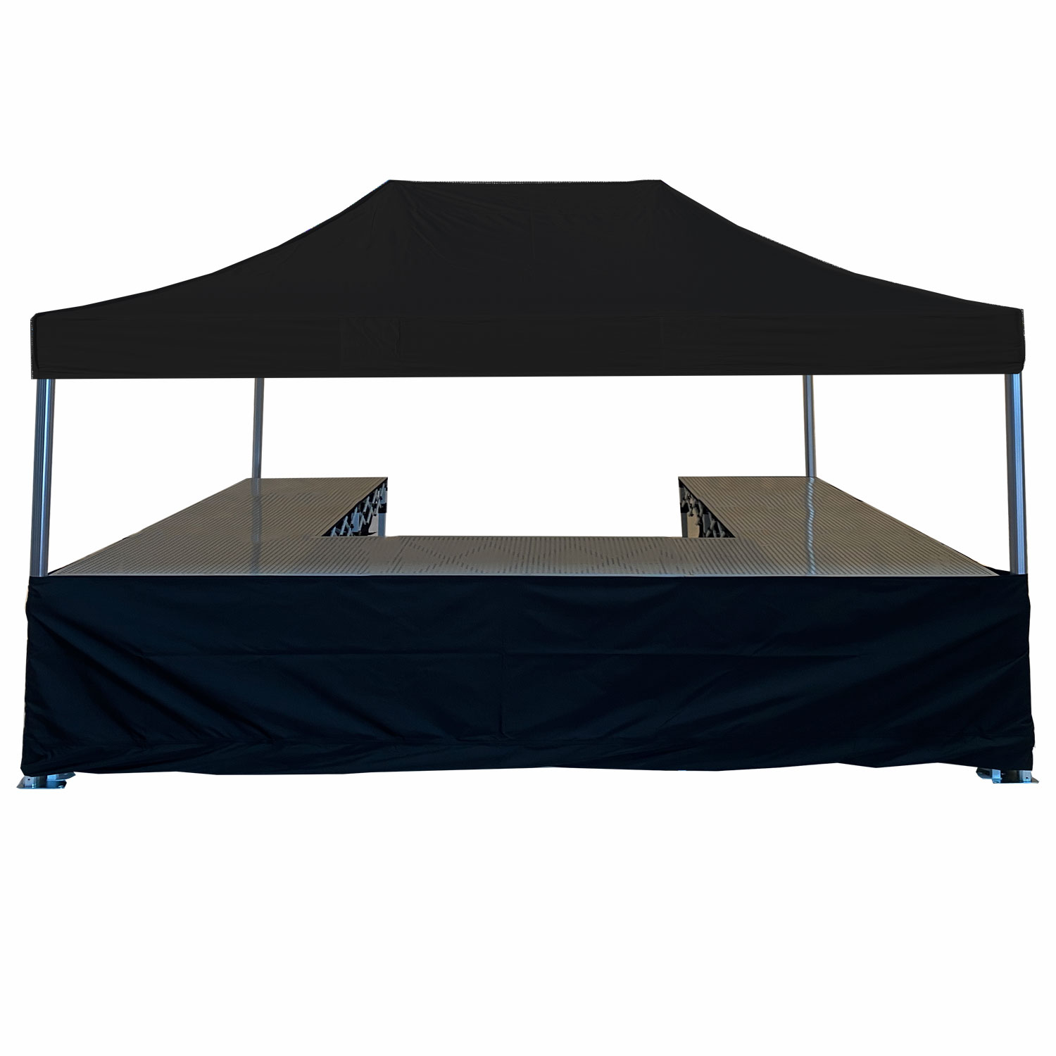 Stand buvette Alu 40mm 3x4.5 300gr M2 NOIR  